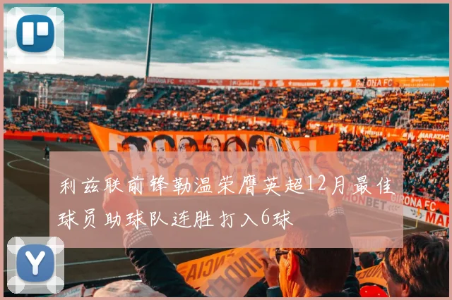 利兹联前锋勒温荣膺英超12月最佳球员助球队连胜打入6球